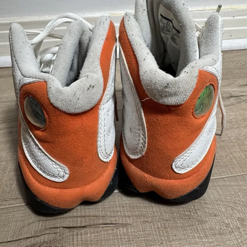 Air Jordan 13 Men’s 9.5 XIII Retro Starfish Orange White Black 2018 Basketball